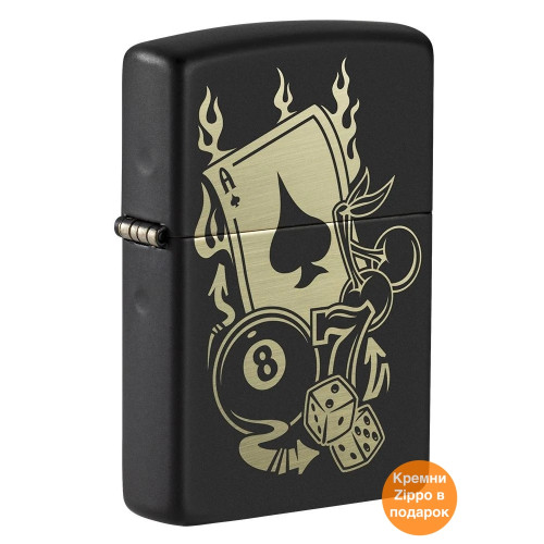 Зажигалка Zippo (Зиппо) Gambling Design 49257