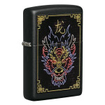 Зажигалка Zippo (Зиппо) 218 Neon Dragon Design 49396