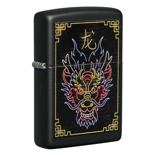 Зажигалка Zippo (Зиппо) 218 Neon Dragon Design 49396