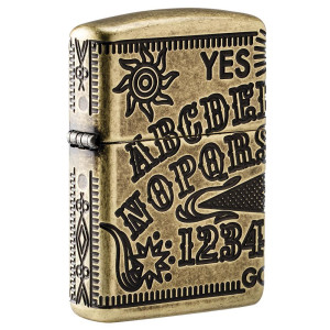 Зажигалка Zippo (Зиппо) Ouija Board Design Armor 49001