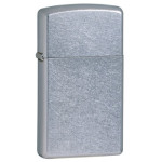 Зажигалка Zippo (Зиппо) узкая STREET CHROME 1607