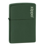 Зажигалка Zippo (Зиппо) GREEN MATTE w/ZIPPO LOGO 221ZL