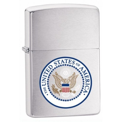 Зажигалка Zippo (Зиппо) U.S. SEAL HIGH BRUSHED CHROME 24347