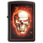 Зажигалка Zippo (Зиппо) BURNING SKULL 28307