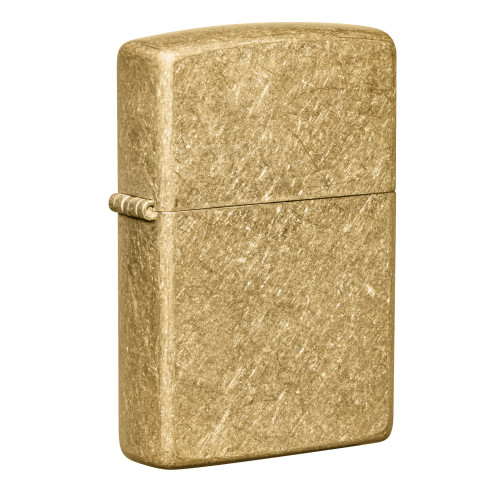 Зажигалка Zippo (Зиппо) Regular Tumbled Brass 49477
