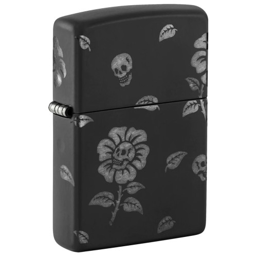Зажигалка Zippo (Зиппо) Flower Skulls Design 48931
