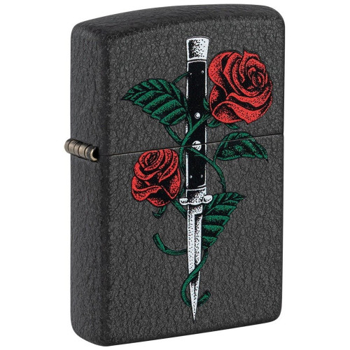 Зажигалка Zippo (Зиппо) Rose Dagger Tattoo Design 49778