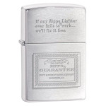 Зажигалка Zippo (Зиппо) GUARANTEE 324555