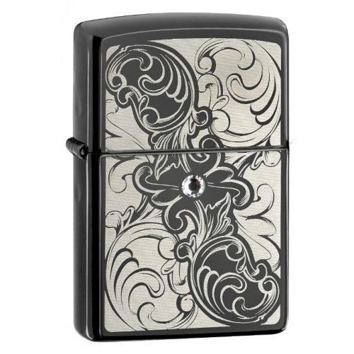 Зажигалка Zippo (Зиппо) GUNSTOCK FILIFGEE EBONY 28324