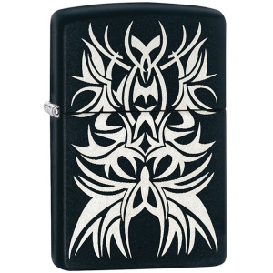 Запальничка Zippo (Зіппо) Black and Chrome 28686