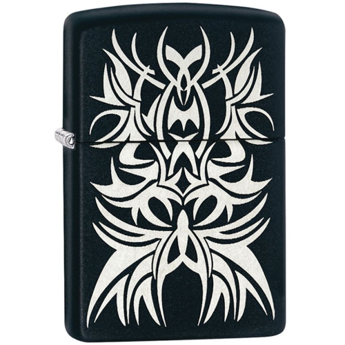 Зажигалка Zippo (Зиппо) Black and Chrome 28686
