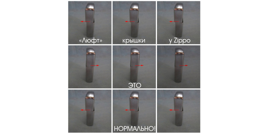 Що робити, якщо виявив люфт кришки на запальничці Zippo (Зіппо)